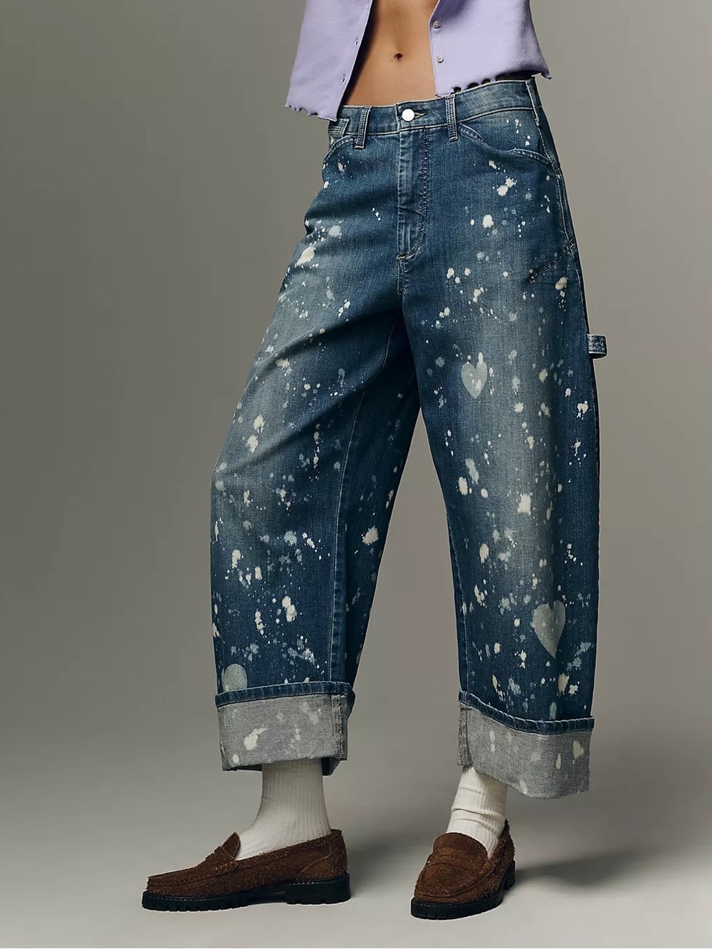 NWT Size 28 Tall - The Kayden Barrel Carpenter Jeans by Pilcro